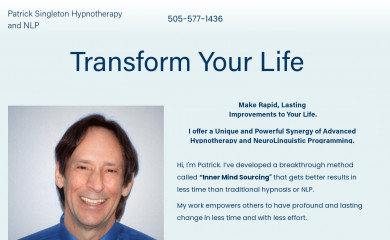 santafehypnotherapyandnlp.com screenshot