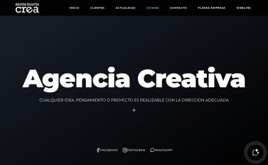 santamartacrea.com screenshot