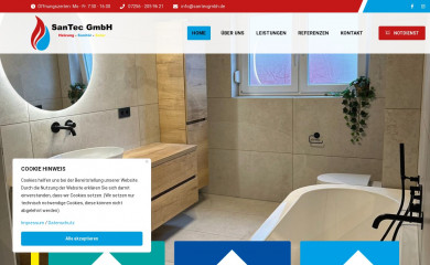 santecgmbh.de screenshot