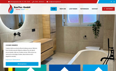 santecgmbh.de screenshot