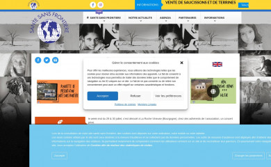 santesansfrontiere.fr screenshot