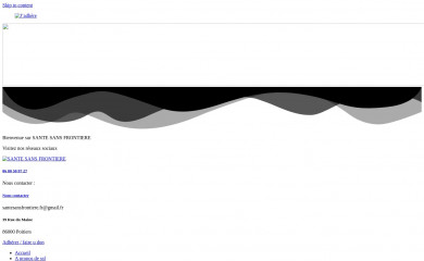 santesansfrontiere.fr screenshot