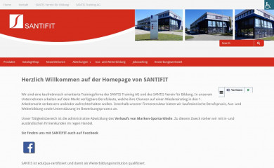 santifit.ch screenshot