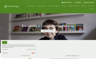 santospatronos.es screenshot