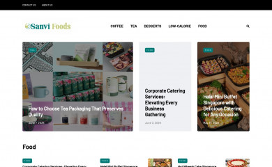 sanvifoods.com screenshot
