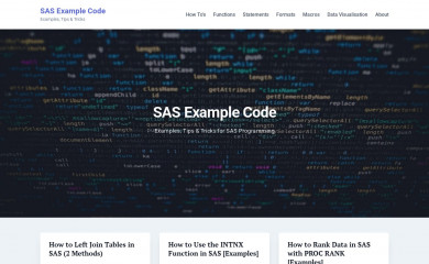 sasexamplecode.com screenshot