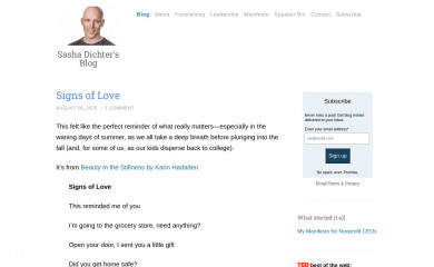 sashadichter.com screenshot