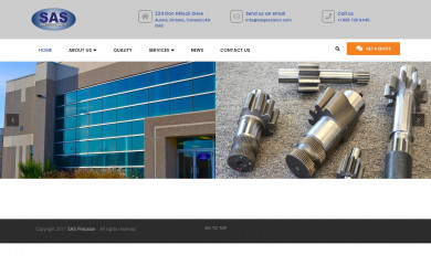 sasprecision.com screenshot