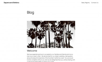 sapanaandstefano.com screenshot