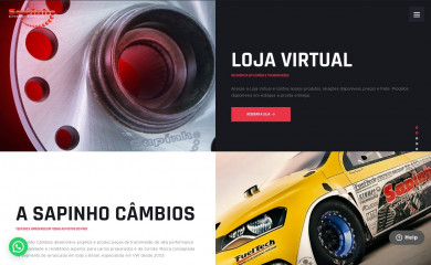 sapinhocambios.com.br screenshot