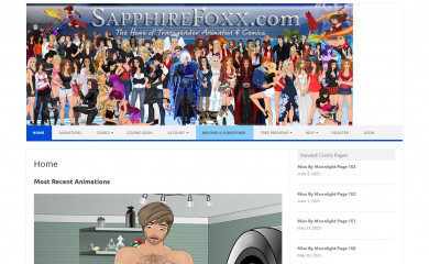 sapphirefoxx.com screenshot