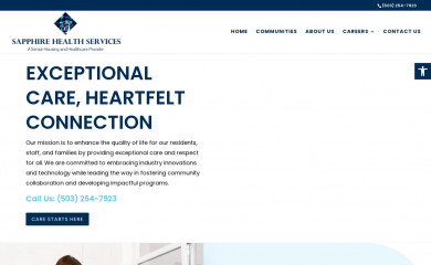 sapphirehealthservices.com screenshot