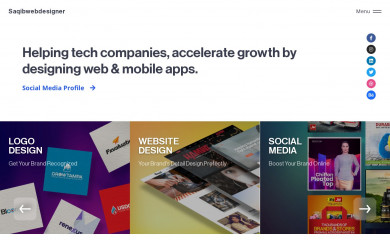 saqibwebdesigner.com screenshot