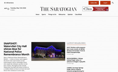 saratogian.com screenshot