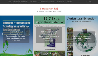 saravananraj.in screenshot