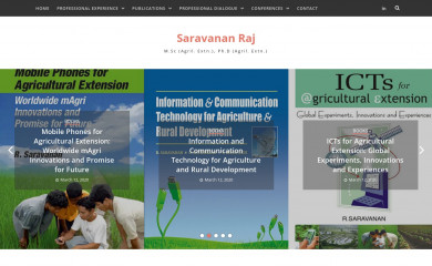 saravananraj.in screenshot