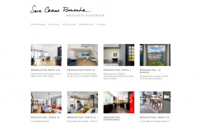saracamusbouanha.fr screenshot