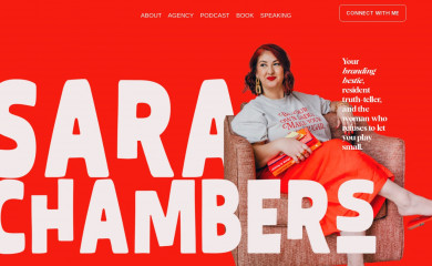 sarachamberscreative.com screenshot