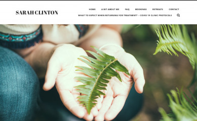 sarahclinton.ca screenshot