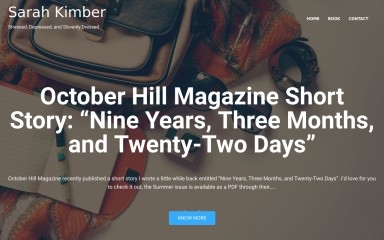 sarahkimber.com screenshot