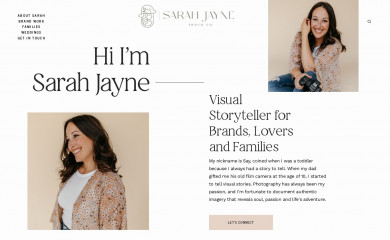 sarahjaynephoto.com screenshot