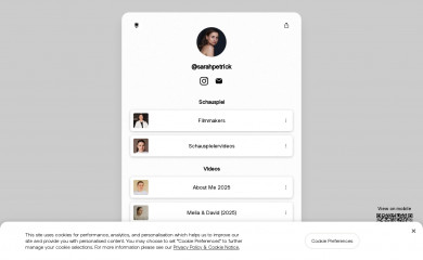 sarahpetrick.com screenshot