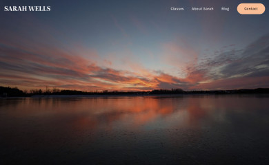 sarahwellsbewell.com screenshot