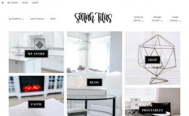 sarahtitus.com screenshot
