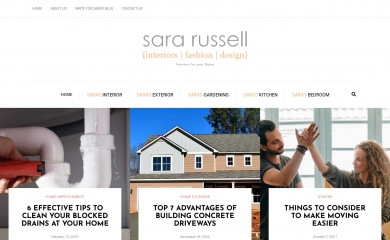 sararussellinteriors.com screenshot