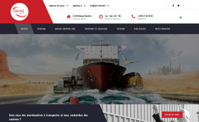 sarassitransport.com screenshot