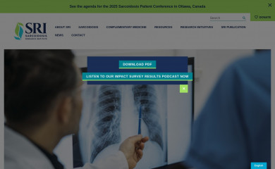 sarcoidosisri.org screenshot