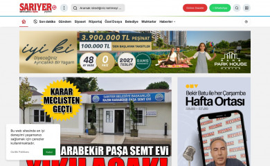 sariyergazetesi.com screenshot
