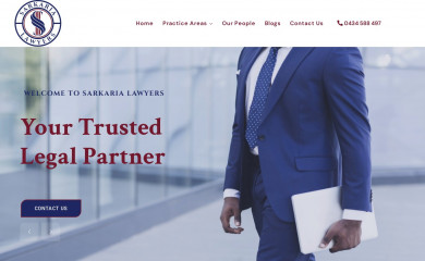 sarkarialawyers.com.au screenshot
