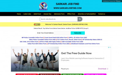 sarkarijobfind.com screenshot