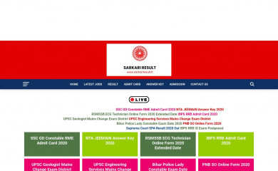 sarkariresult.it screenshot