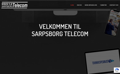 sarpsborgtelecom.no screenshot