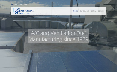 sartorialsheetmetal.com.au screenshot