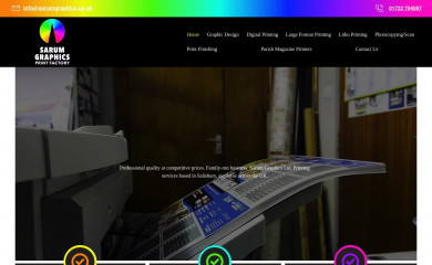 sarumgraphics.co.uk screenshot
