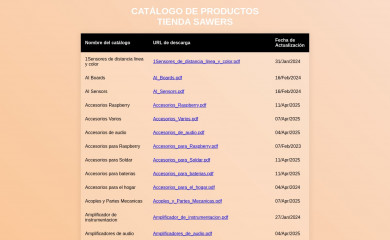 sawers.com.bo screenshot