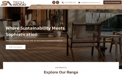satechwood.com.au screenshot