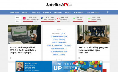 satelitnatv.sk screenshot