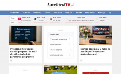 satelitnatv.sk screenshot