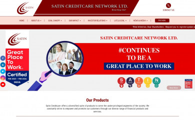 satincreditcare.com screenshot