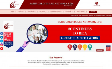 satincreditcare.com screenshot