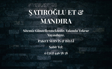 satirogluet.com.tr screenshot