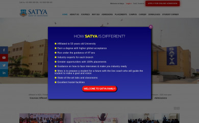 satyaedu.org screenshot