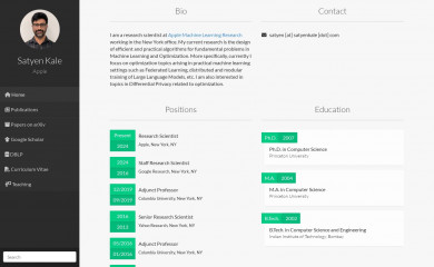 satyenkale.com screenshot