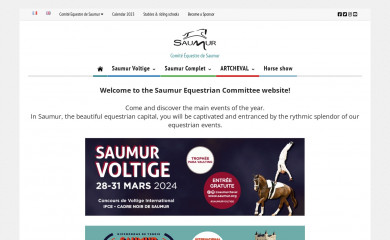 saumur.org screenshot