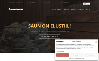 saunamaailm.ee screenshot
