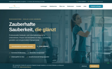 sauberzauber24.com screenshot